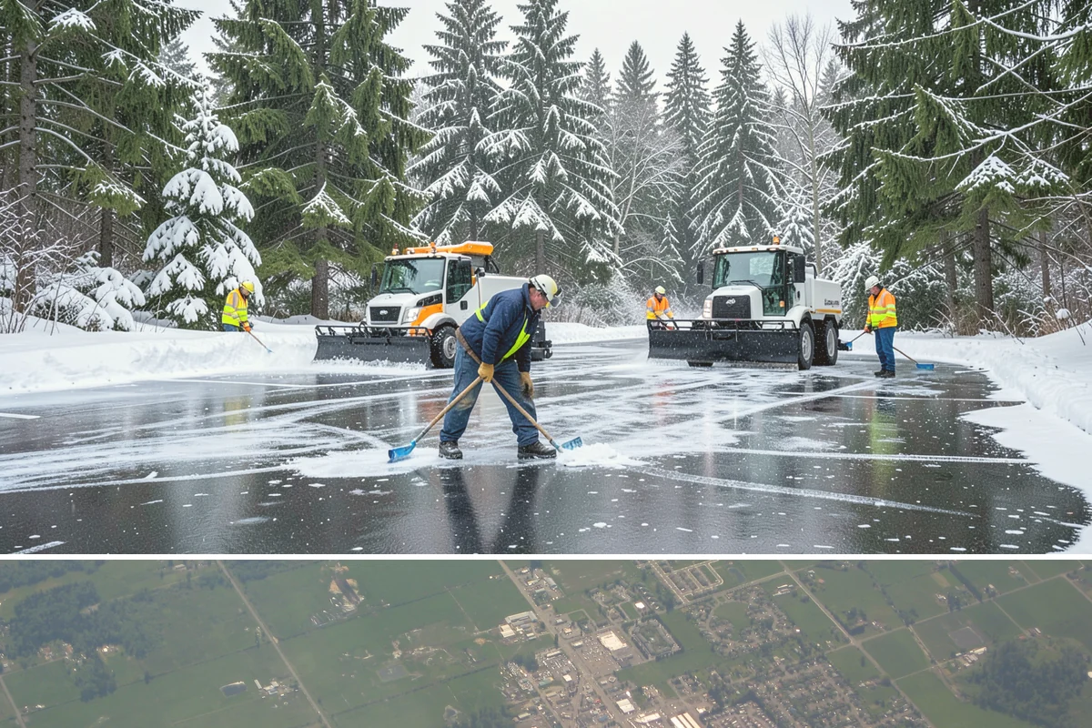 Porch Snow Removal in Enumclaw, King County, WA - Book before the first cold outflow so your porch is handled from the season's opening storm.
