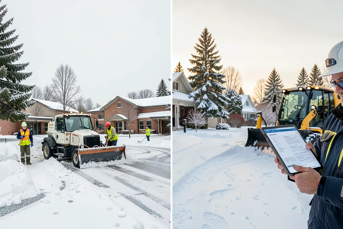 Porch Snow Removal in Everett, Snohomish County, WA - We evaluate how snow is drifting onto the porch