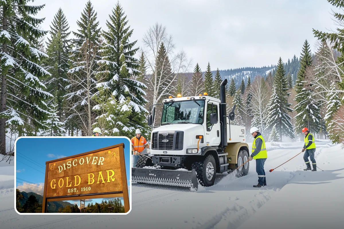 Porch Snow Removal in Gold Bar, Snohomish County, WA - Removes wind-driven snow that gathers at porch edges
