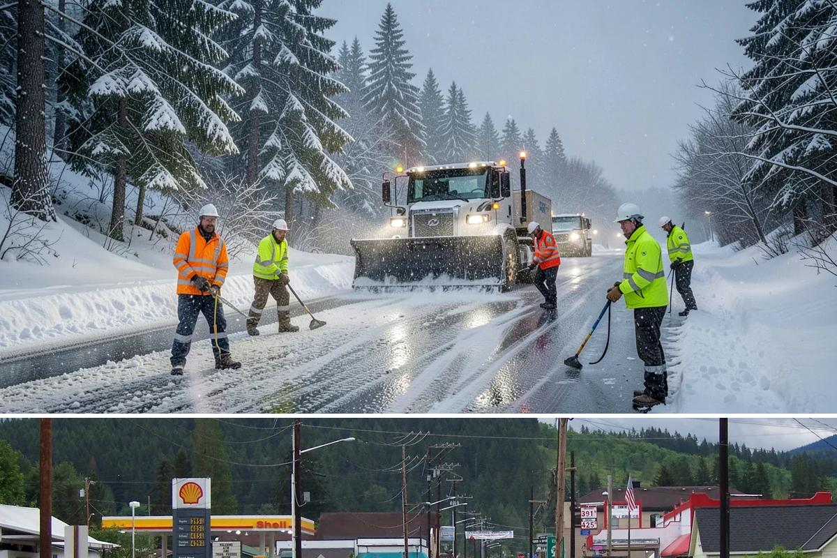 Porch Snow Removal in Granite Falls, Snohomish County, WA - Book before the first cold outflow so your porch is handled from the season's opening storm.