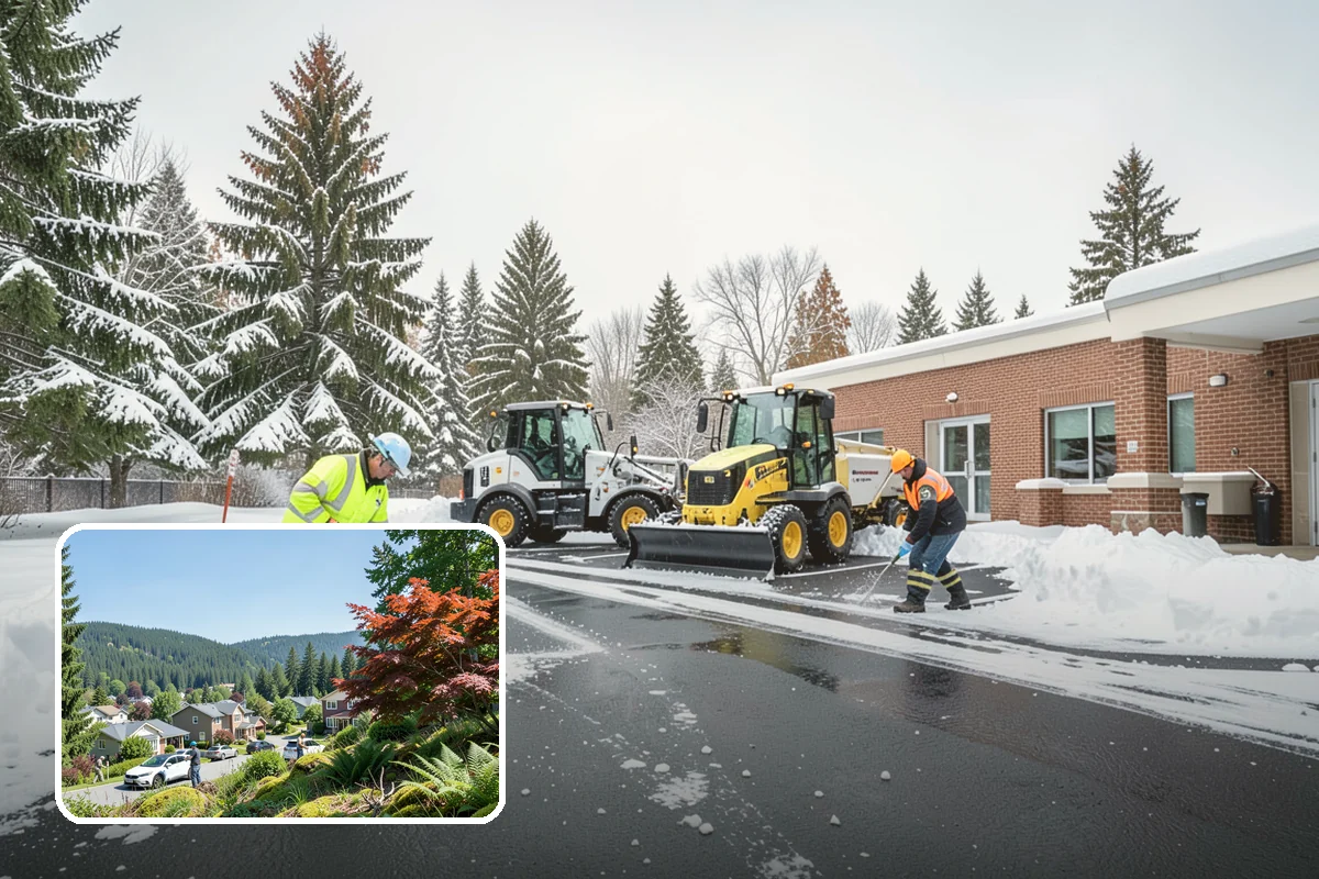 Porch Snow Removal in Index, Snohomish County, WA - Removes wind-driven snow that gathers at porch edges
