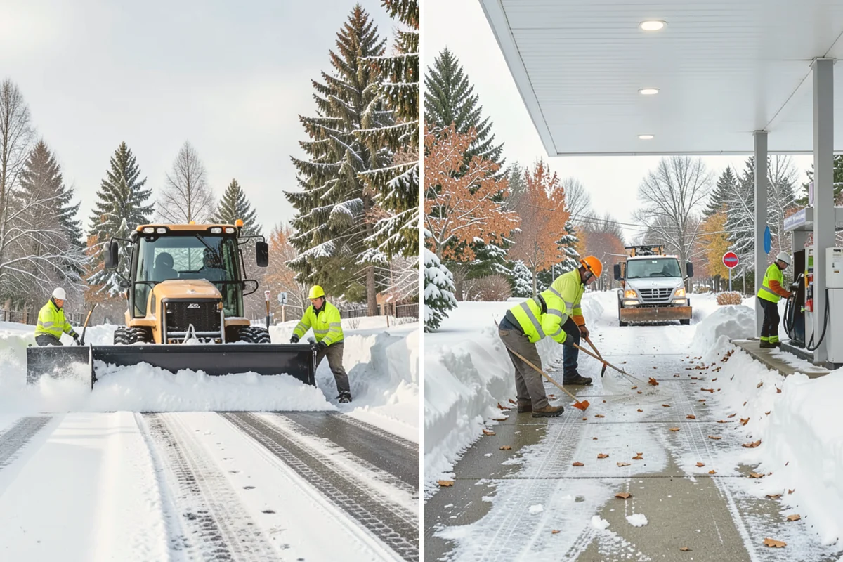 Porch Snow Removal in Index, Snohomish County, WA - We evaluate how snow is drifting onto the porch