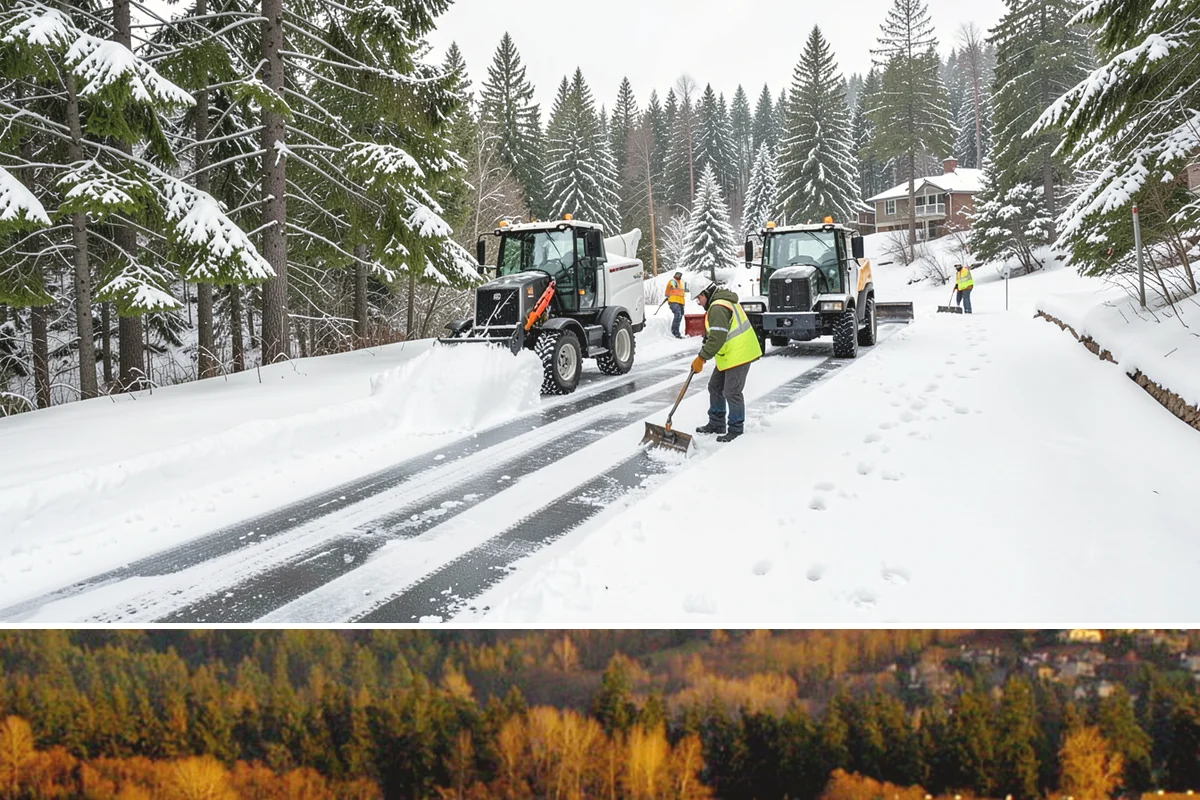 Porch Snow Removal in Kenmore, King County, WA - Book before the first cold outflow so your porch is handled from the season's opening storm.