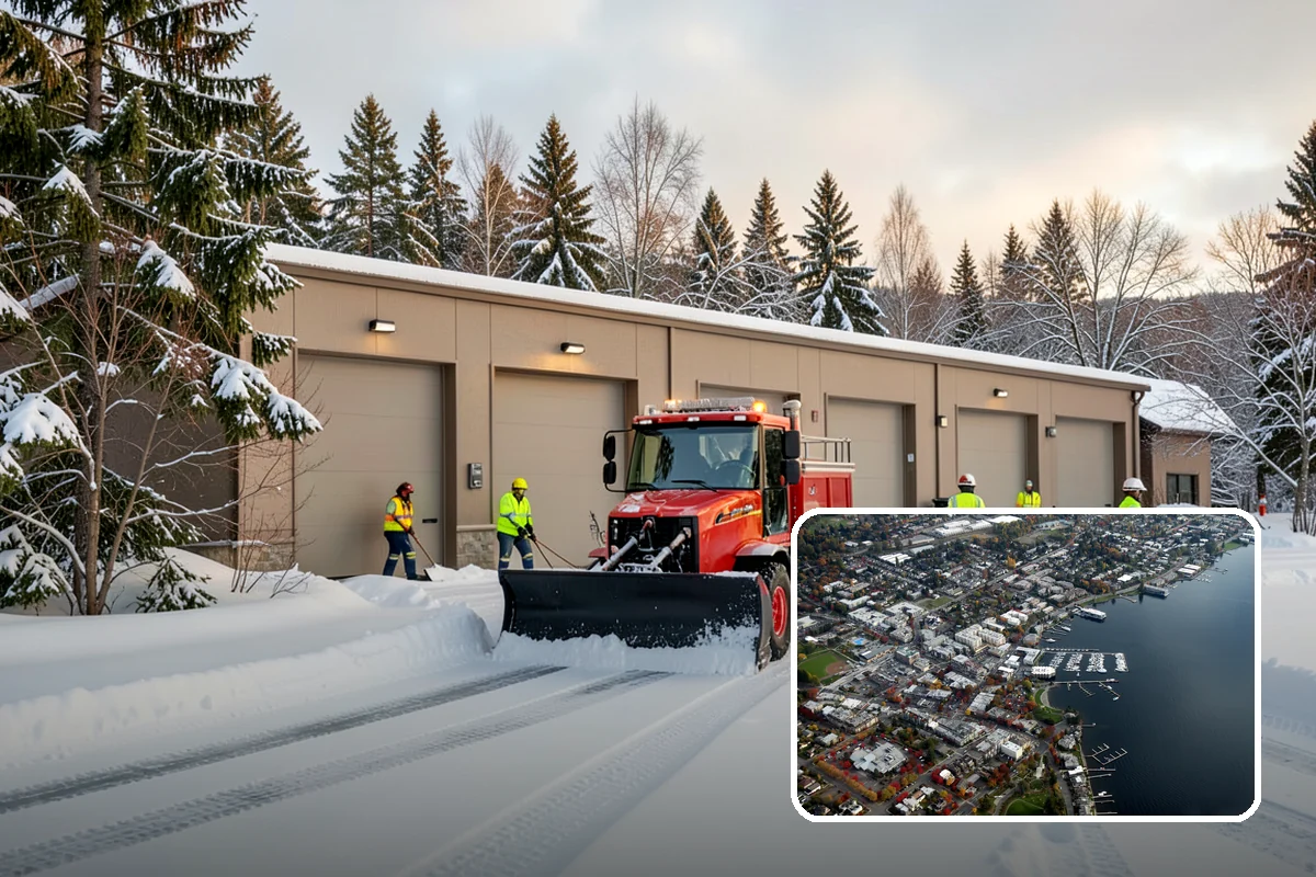 Porch Snow Removal in Kirkland, King County, WA - Removes wind-driven snow that gathers at porch edges