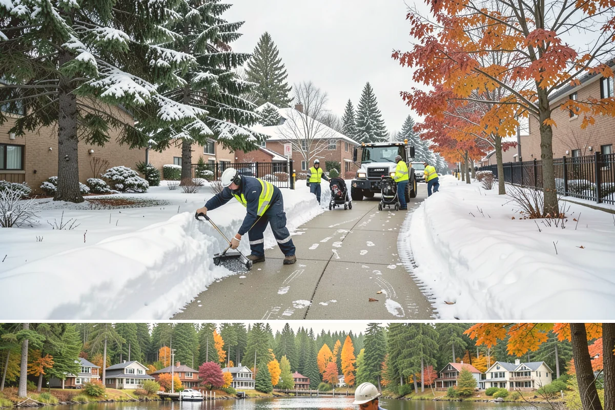 Porch Snow Removal in La Conner, Skagit County, WA - Book before the first cold outflow so your porch is handled from the season's opening storm.