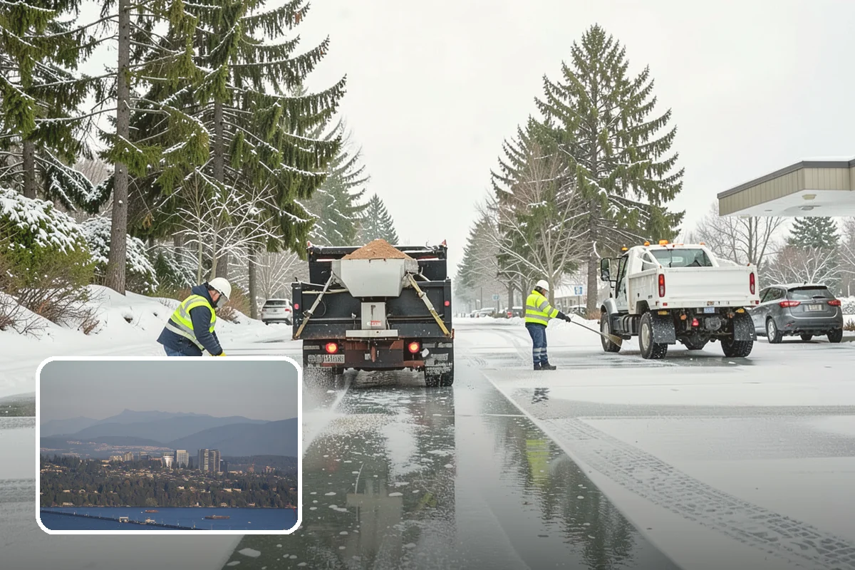 Porch Snow Removal in Medina, King County, WA - Removes wind-driven snow that gathers at porch edges