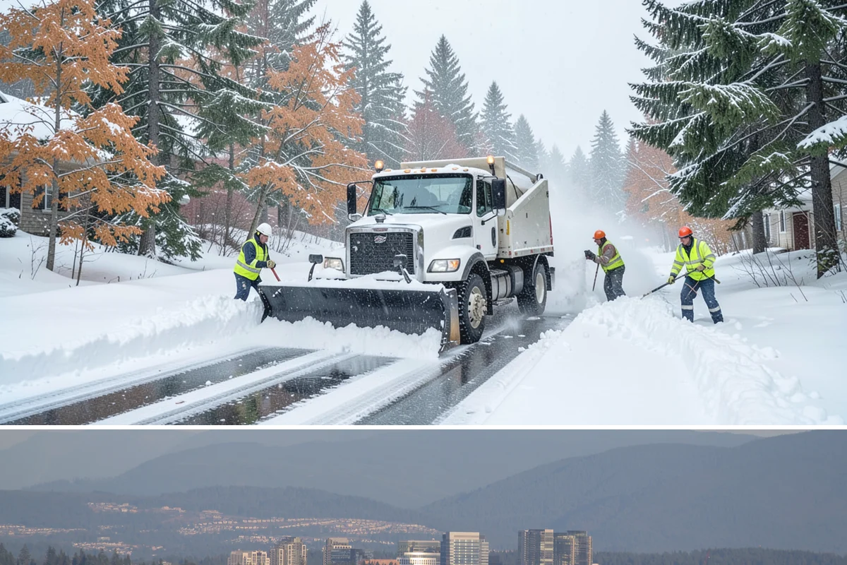 Porch Snow Removal in Medina, King County, WA - Book before the first cold outflow so your porch is handled from the season's opening storm.