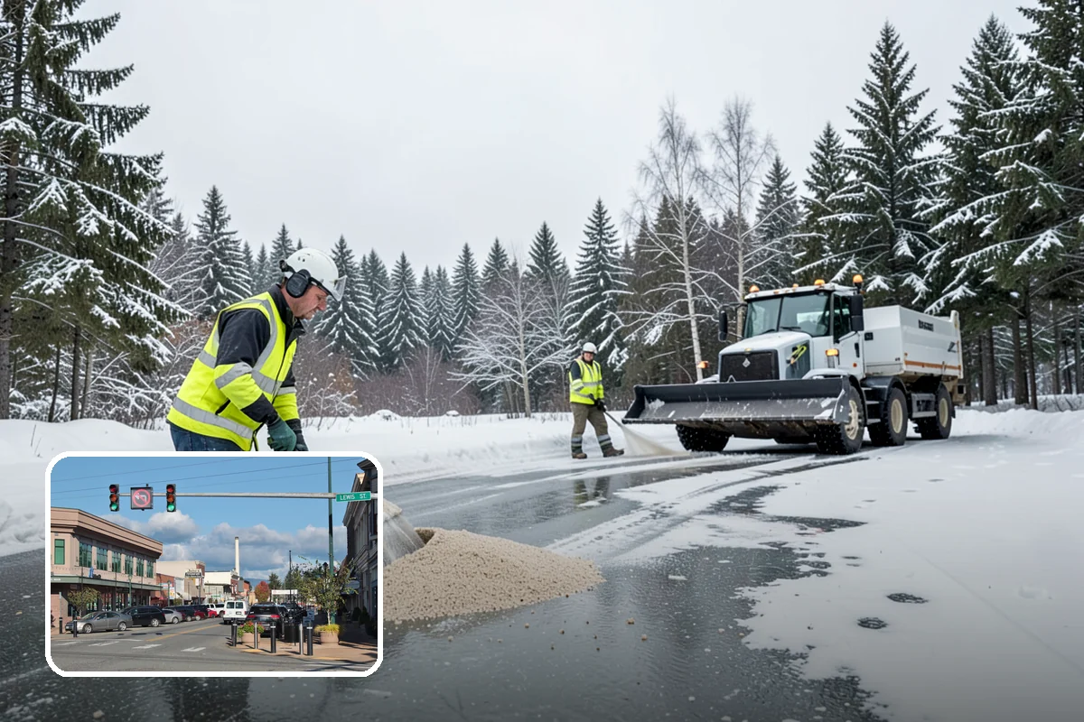 Porch Snow Removal in Monroe, Snohomish County, WA - Removes wind-driven snow that gathers at porch edges