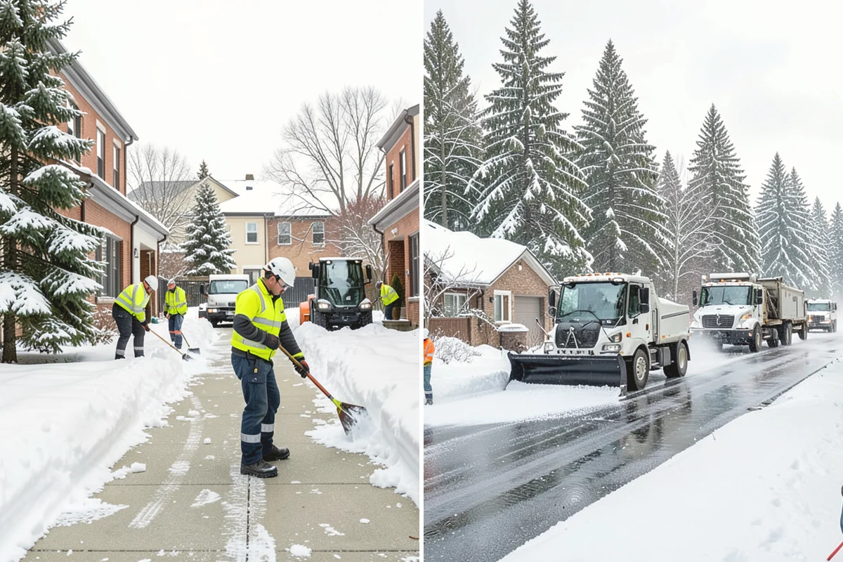 Porch Snow Removal in Monroe, Snohomish County, WA - We evaluate how snow is drifting onto the porch