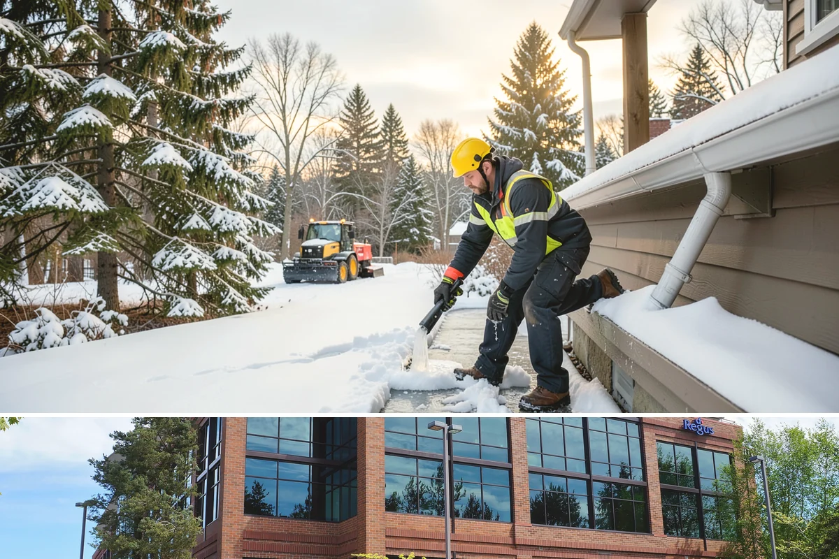 Porch Snow Removal in Mountlake Terrace, Snohomish County, WA - Book before the first cold outflow so your porch is handled from the season's opening storm.