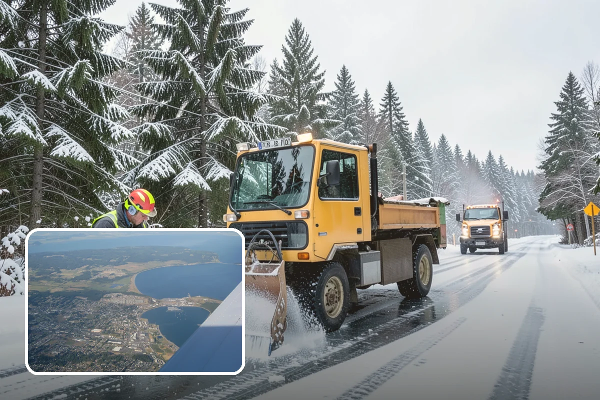 Porch Snow Removal in Oak Harbor, Island County, WA - Removes wind-driven snow that gathers at porch edges