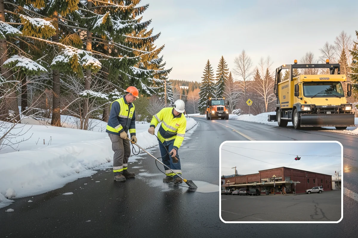 Porch Snow Removal in Sedro-Woolley, Skagit County, WA - Removes wind-driven snow that gathers at porch edges