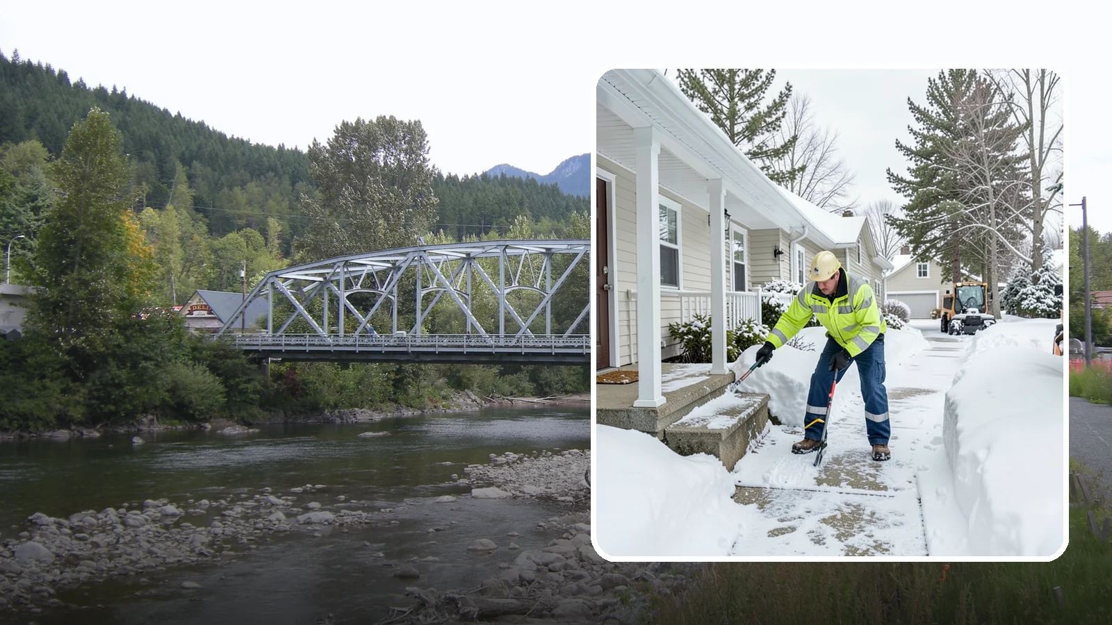 Porch Snow Removal in Skykomish, King County, WA - We clear covered and open porches so your home's main gathering entry stays dry and safe underfoot.