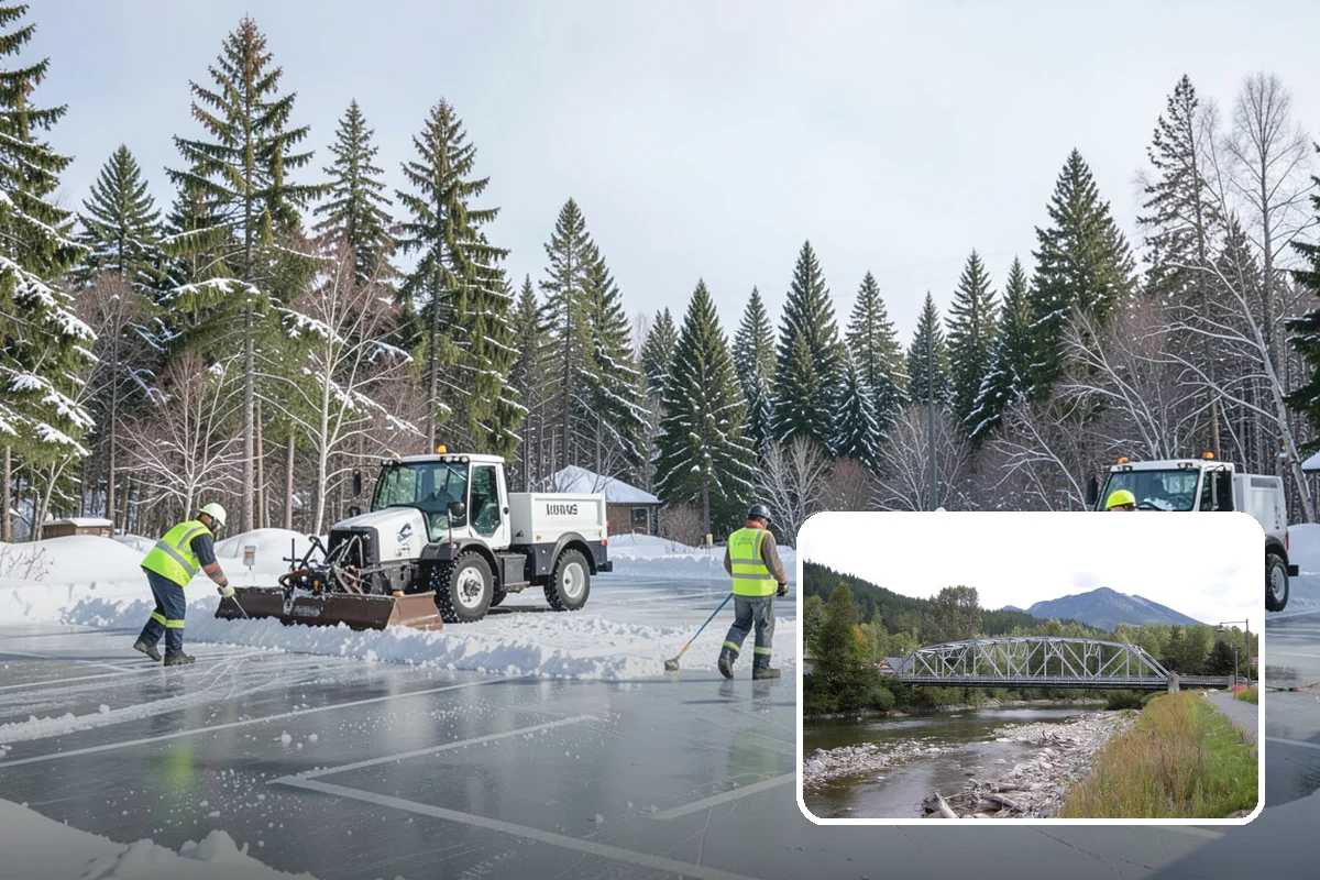 Porch Snow Removal in Skykomish, King County, WA - Removes wind-driven snow that gathers at porch edges