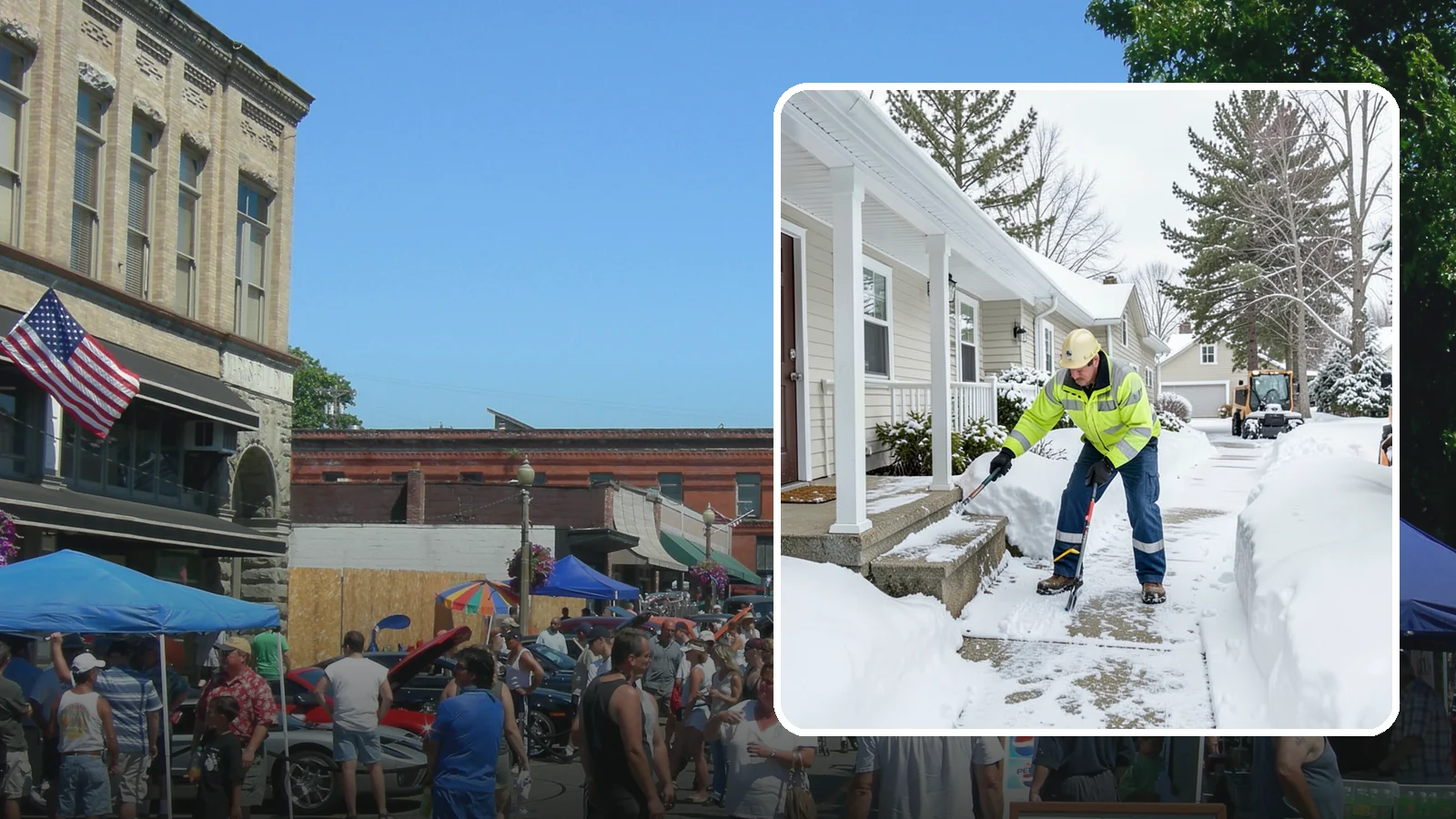 Porch Snow Removal in Snohomish, Snohomish County, WA - We clear covered and open porches so your home's main gathering entry stays dry and safe underfoot.