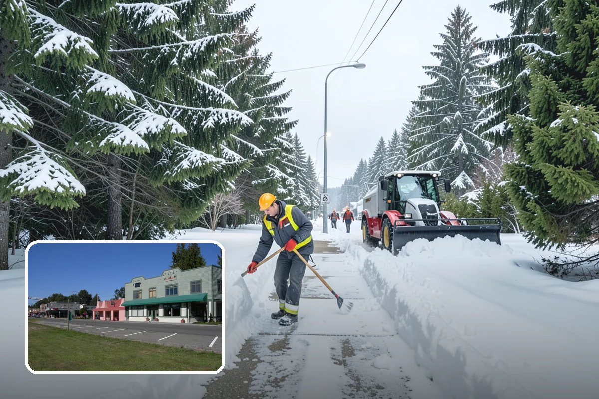 Porch Snow Removal in Snoqualmie, King County, WA - Removes wind-driven snow that gathers at porch edges