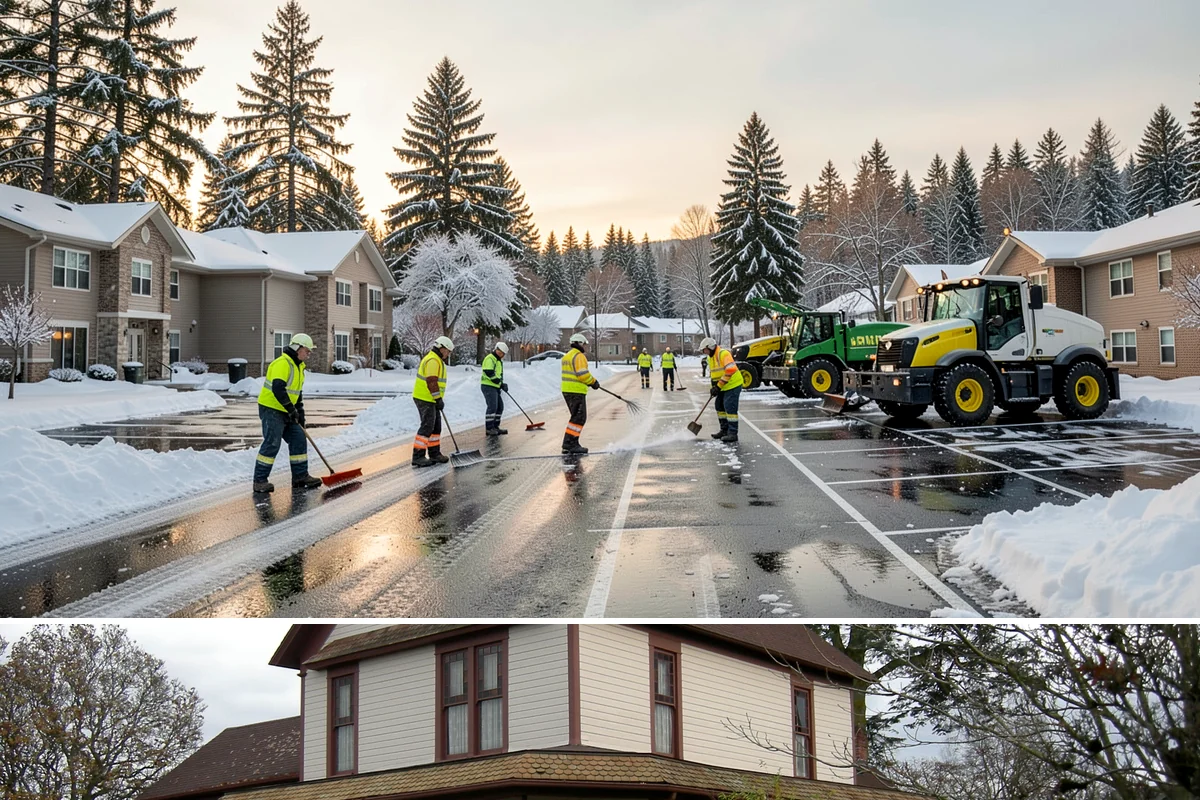 Porch Snow Removal in Sumner, Pierce County, WA - Book before the first cold outflow so your porch is handled from the season's opening storm.