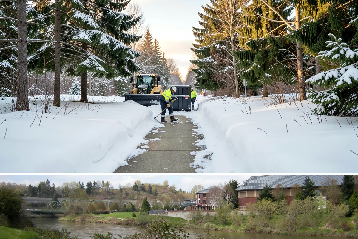 Porch Snow Removal in Tukwila, King County, WA - Book before the first cold outflow so your porch is handled from the season's opening storm.