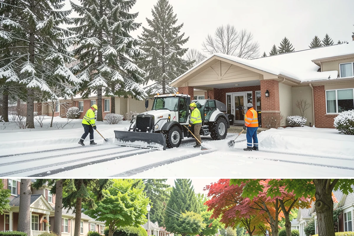 Porch Steps Clearing in Beaux Arts Village, King County, WA - Porch steps need regular clearing all winter, with extra attention during thaws when roof drip refreezes at the base of the...
