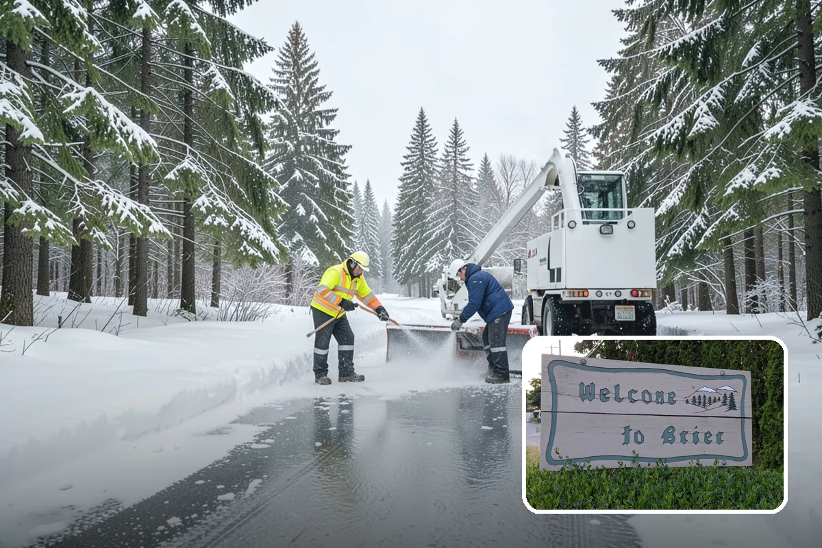 Porch Steps Clearing in Brier, Snohomish County, WA - Keeps your covered entrance usable in any storm