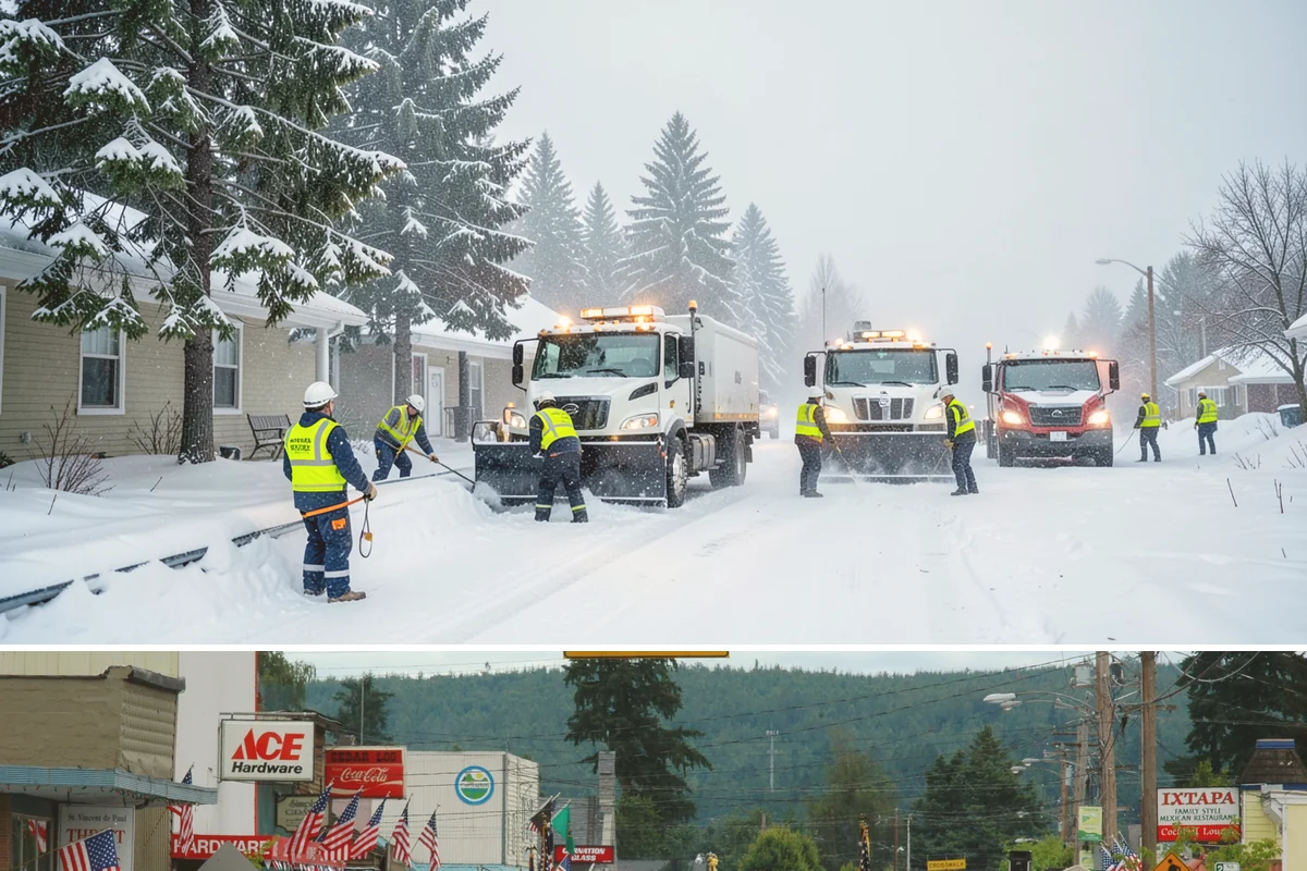 Porch Steps Clearing in Carnation, King County, WA - Porch steps need regular clearing all winter, with extra attention during thaws when roof drip refreezes at the base of the...
