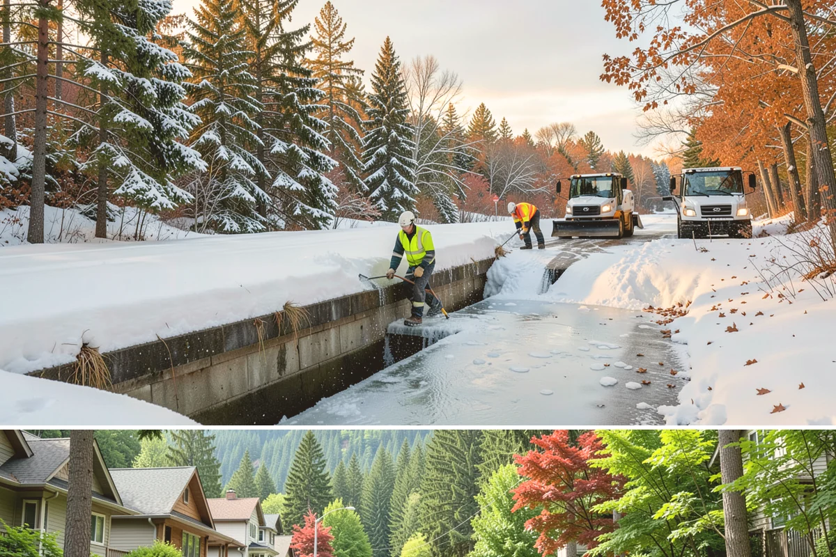 Porch Steps Clearing in Darrington, Snohomish County, WA - Porch steps need regular clearing all winter, with extra attention during thaws when roof drip refreezes at the base of the...