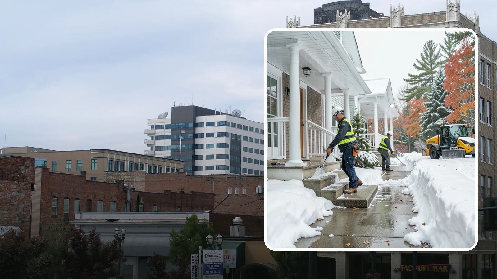 Porch Steps Clearing in Everett, Snohomish County, WA - We clear porch steps and the landing above them so your covered entrance stays safe to use.
