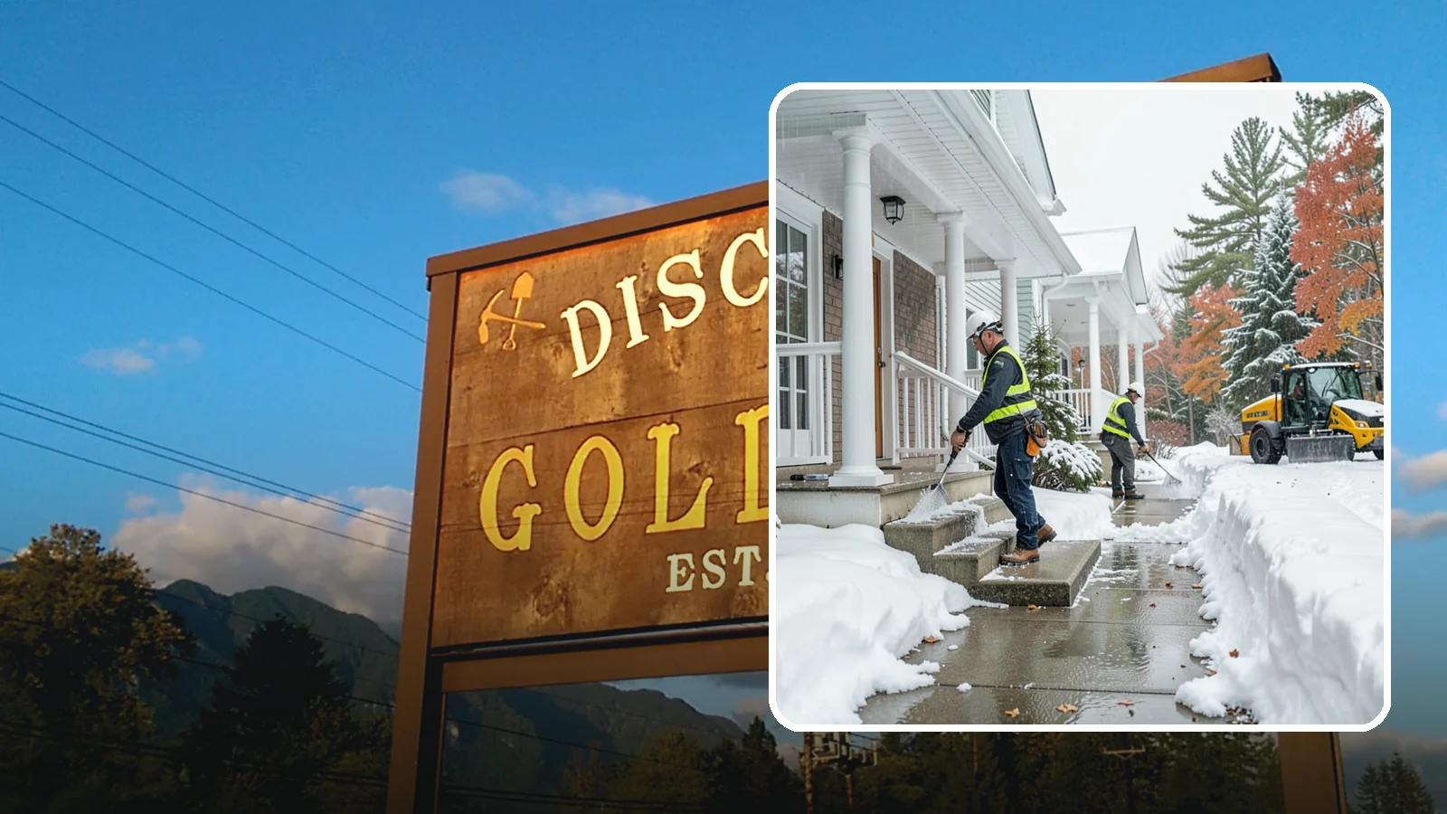 Porch Steps Clearing in Gold Bar, Snohomish County, WA - We clear porch steps and the landing above them so your covered entrance stays safe to use.