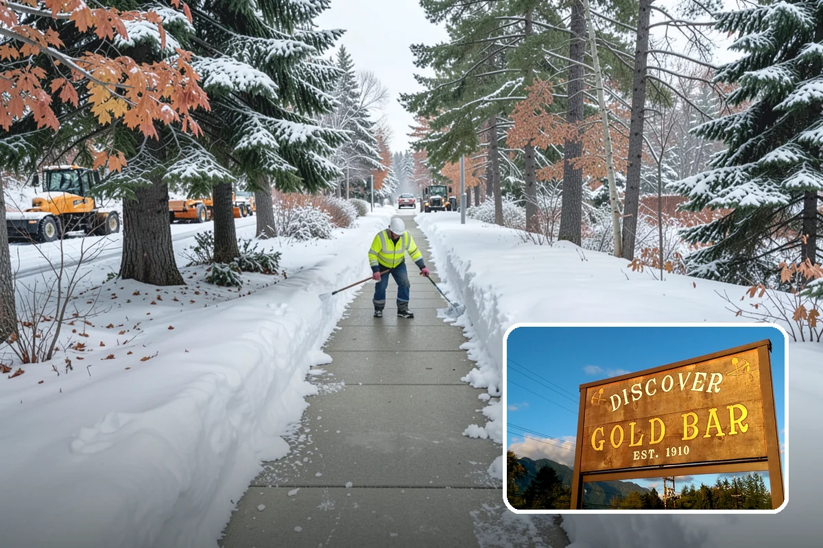 Porch Steps Clearing in Gold Bar, Snohomish County, WA - Keeps your covered entrance usable in any storm