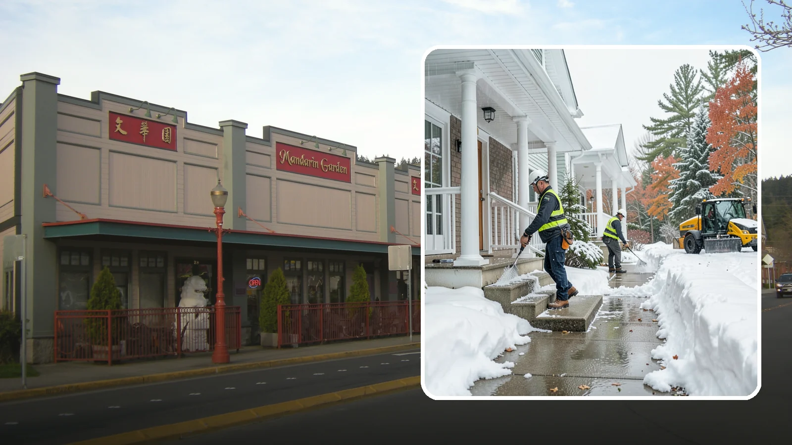 Porch Steps Clearing in Issaquah, King County, WA - We clear porch steps and the landing above them so your covered entrance stays safe to use.
