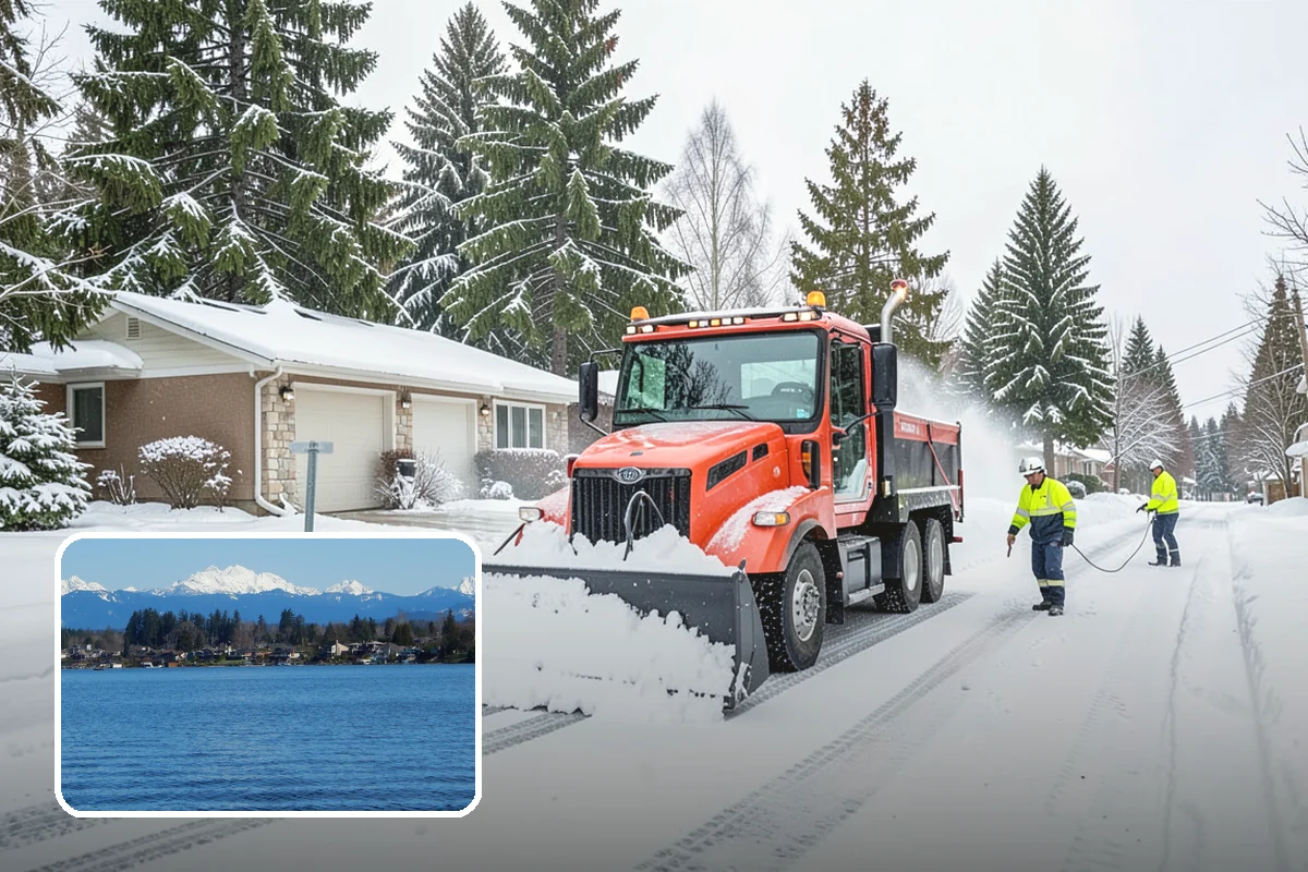 Porch Steps Clearing in Lake Stevens, Snohomish County, WA - Keeps your covered entrance usable in any storm