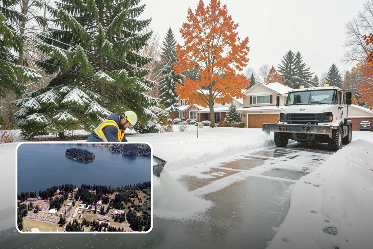 Porch Steps Clearing in Lakewood, Pierce County, WA - Keeps your covered entrance usable in any storm
