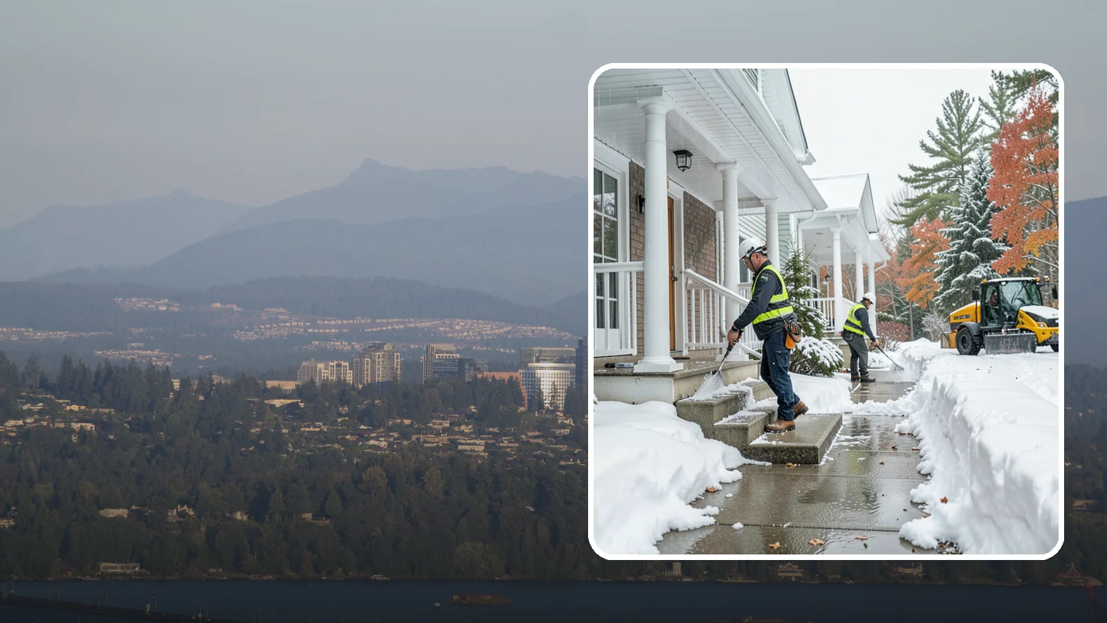 Porch Steps Clearing in Medina, King County, WA - We clear porch steps and the landing above them so your covered entrance stays safe to use.