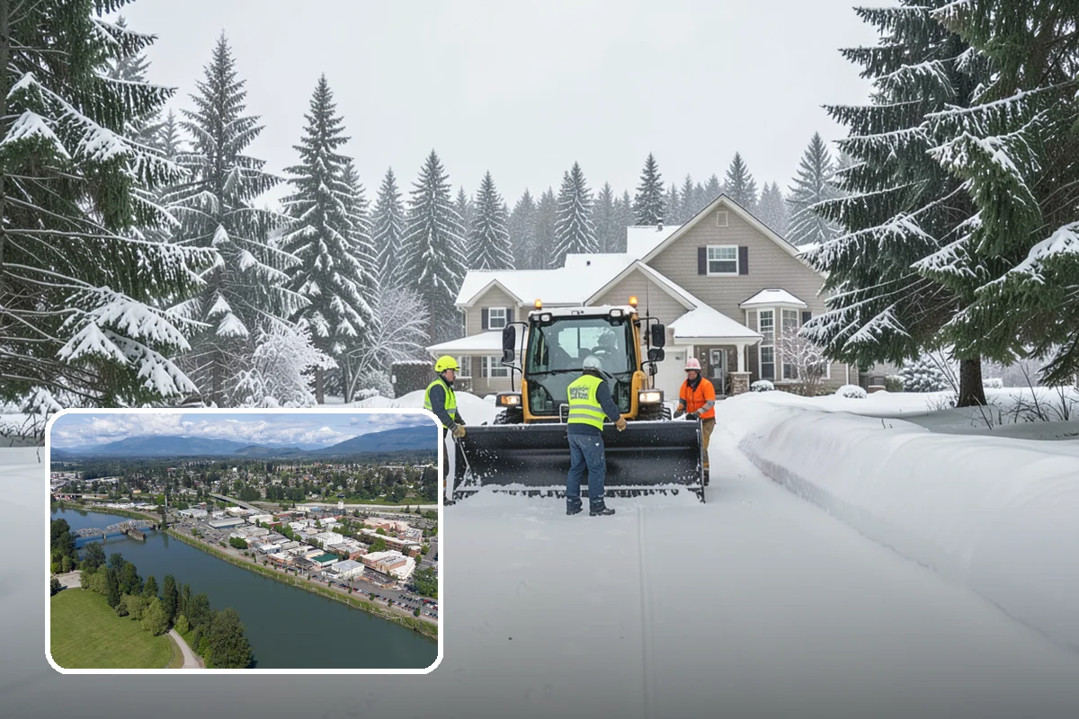 Porch Steps Clearing in Mount Vernon, Skagit County, WA - Keeps your covered entrance usable in any storm