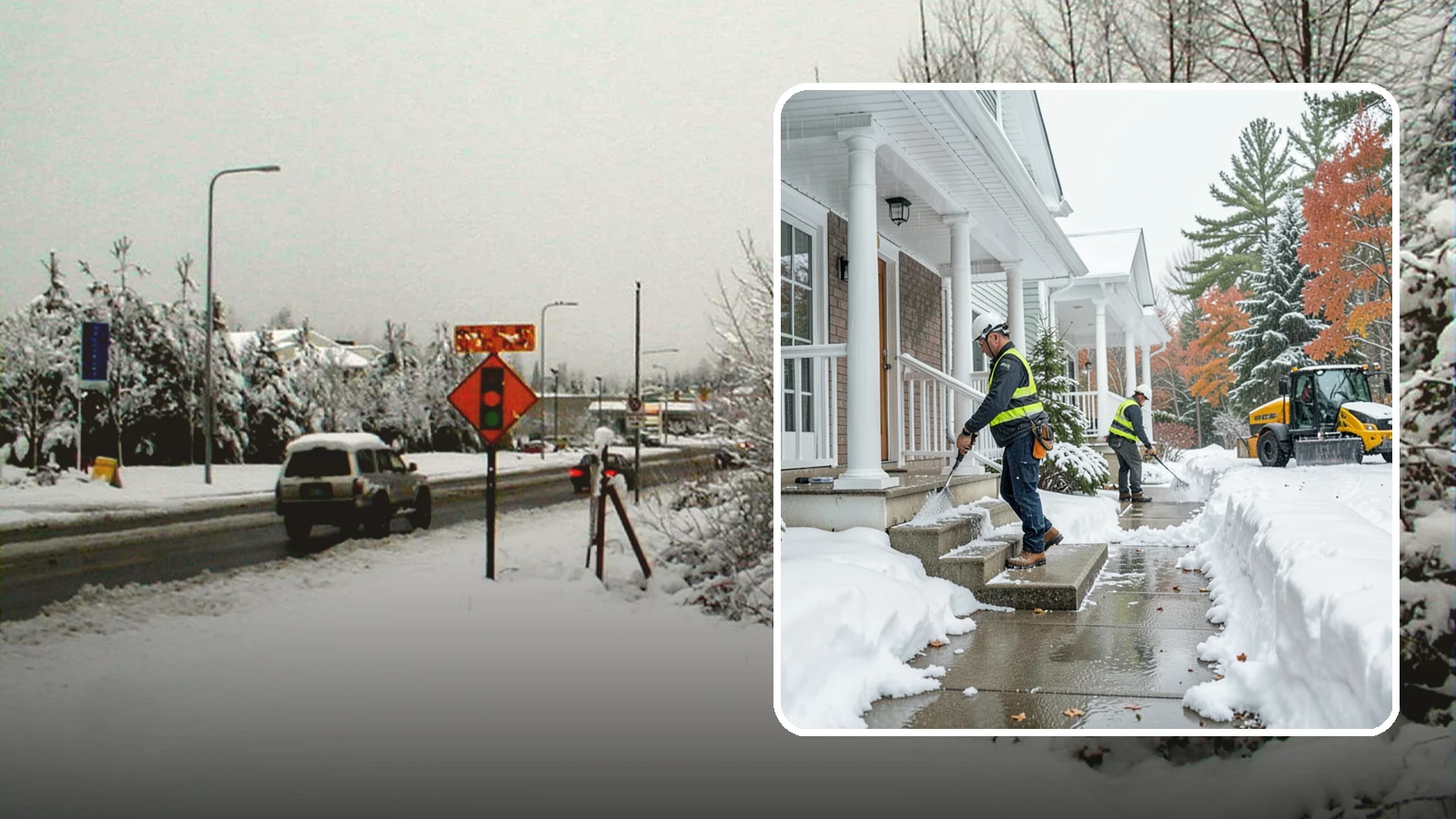 Porch Steps Clearing in Newcastle, King County, WA - We clear porch steps and the landing above them so your covered entrance stays safe to use.