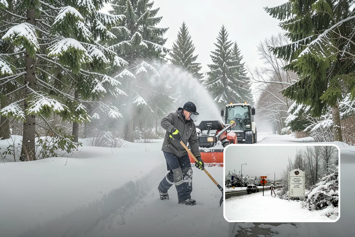 Porch Steps Clearing in Newcastle, King County, WA - Keeps your covered entrance usable in any storm