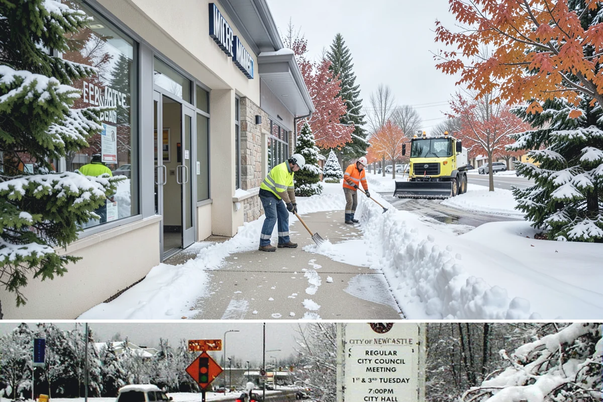 Porch Steps Clearing in Newcastle, King County, WA - Porch steps need regular clearing all winter, with extra attention during thaws when roof drip refreezes at the base of the...