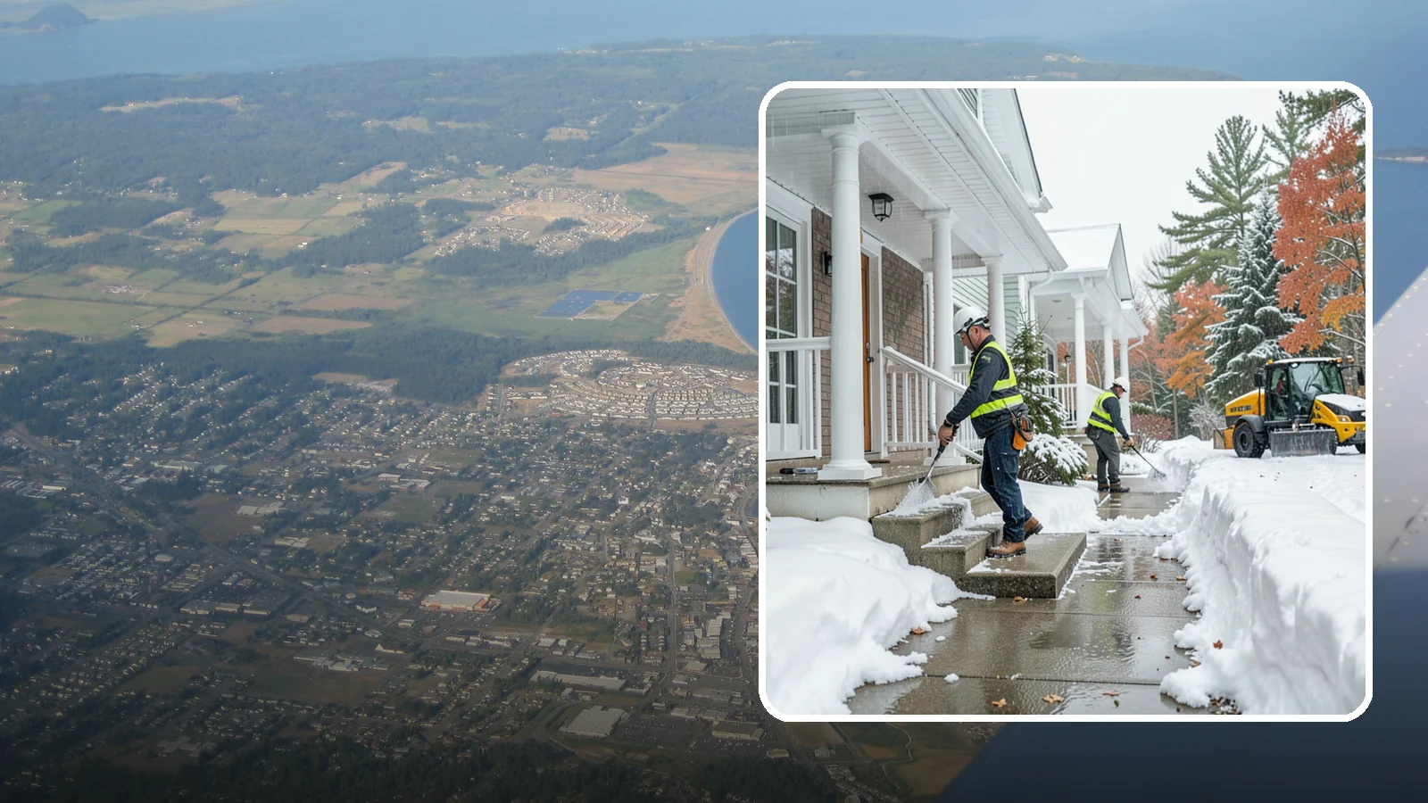 Porch Steps Clearing in Oak Harbor, Island County, WA - We clear porch steps and the landing above them so your covered entrance stays safe to use.