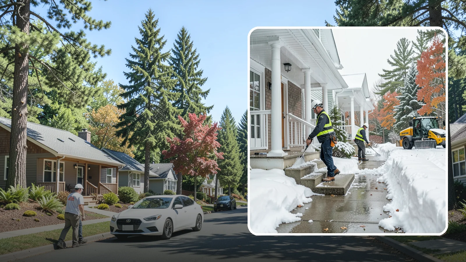 Porch Steps Clearing in Orting, Pierce County, WA - We clear porch steps and the landing above them so your covered entrance stays safe to use.