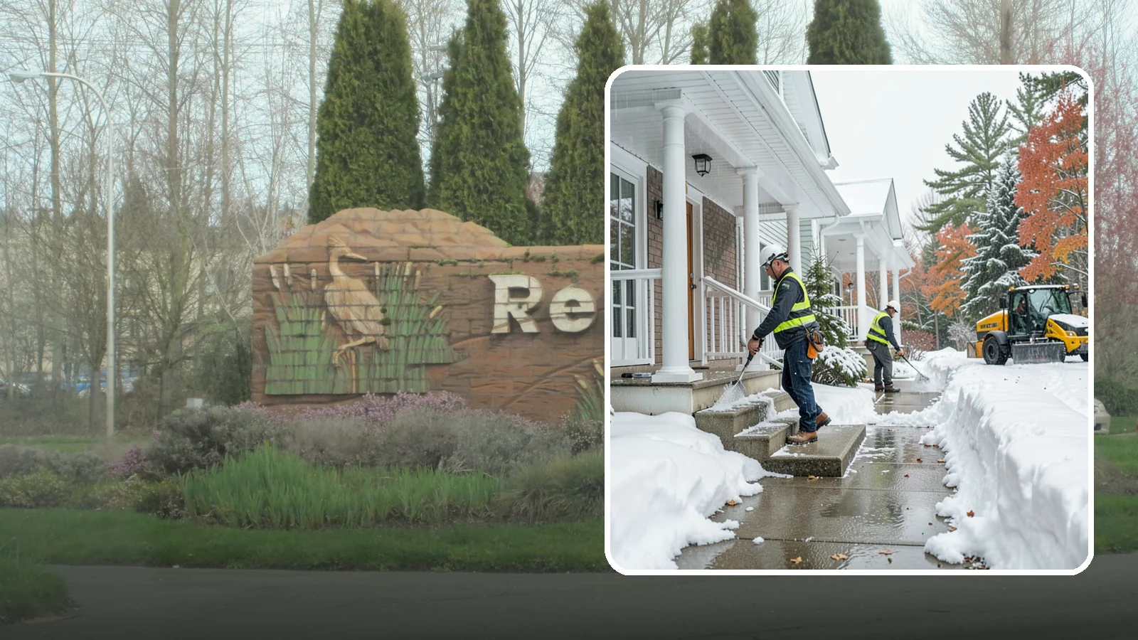 Porch Steps Clearing in Renton, King County, WA - We clear porch steps and the landing above them so your covered entrance stays safe to use.
