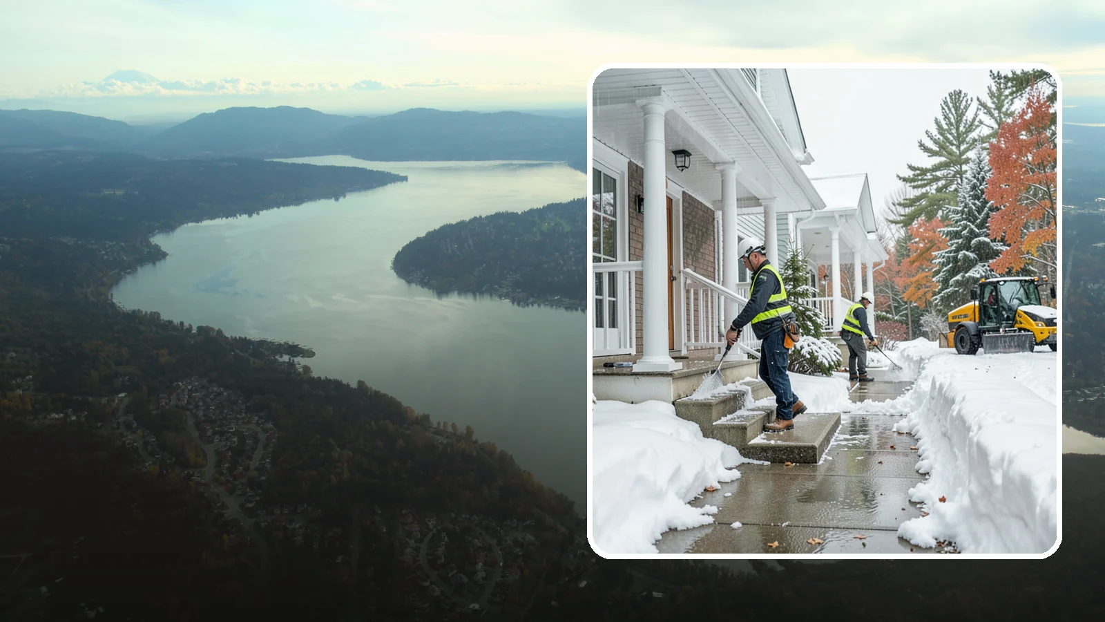 Porch Steps Clearing in Sammamish, King County, WA - We clear porch steps and the landing above them so your covered entrance stays safe to use.