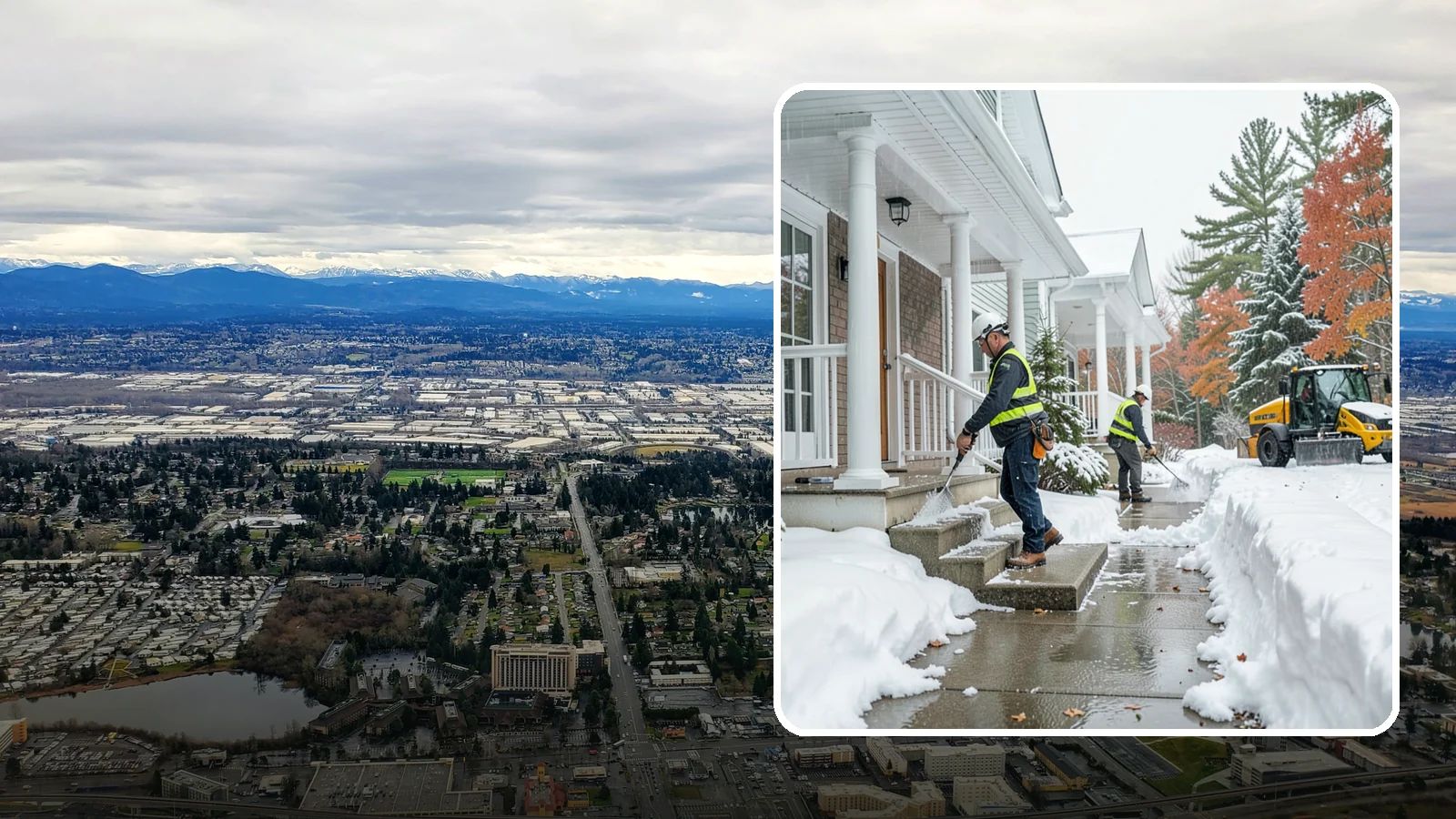 Porch Steps Clearing in SeaTac, King County, WA - We clear porch steps and the landing above them so your covered entrance stays safe to use.