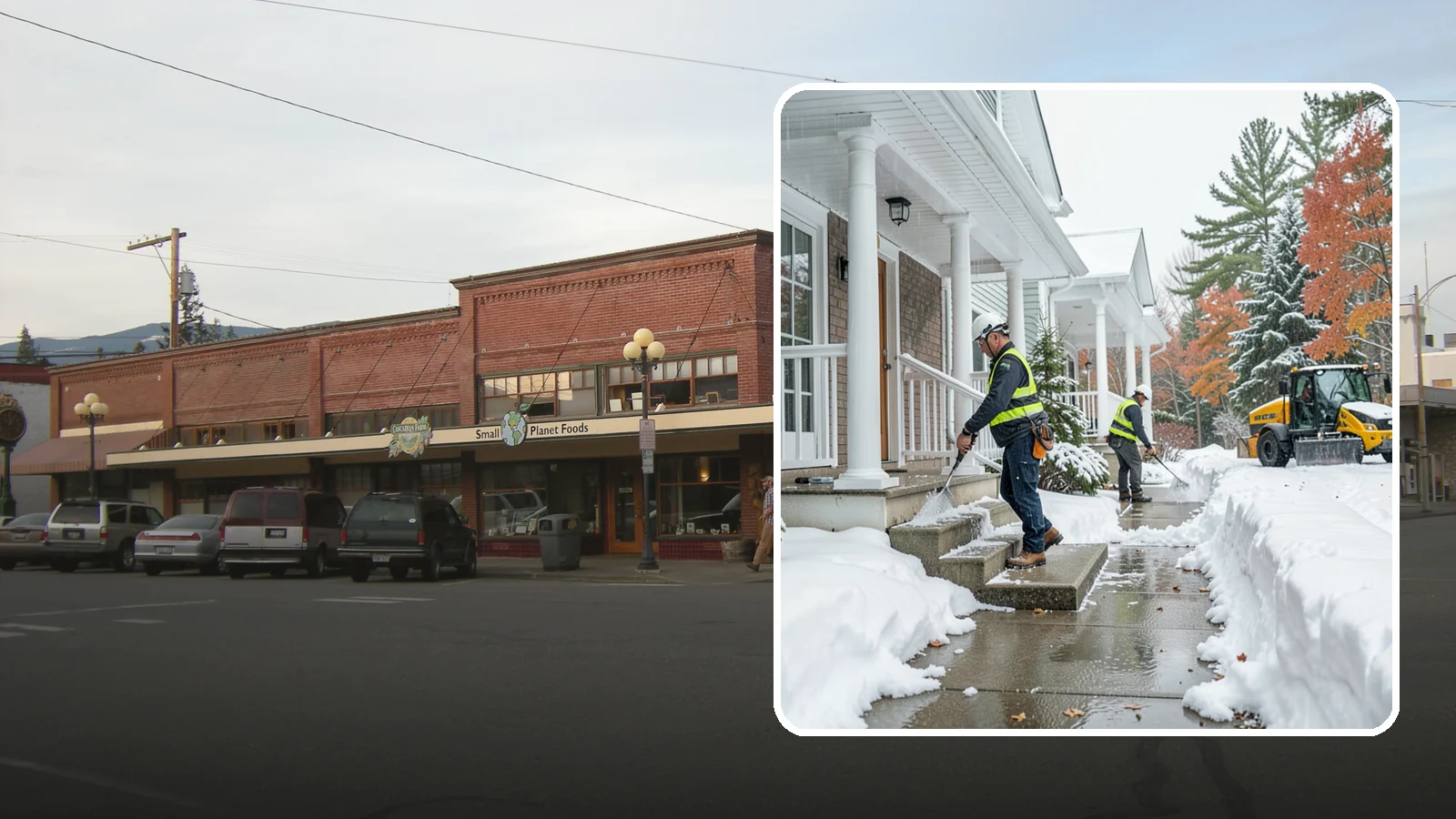 Porch Steps Clearing in Sedro-Woolley, Skagit County, WA - We clear porch steps and the landing above them so your covered entrance stays safe to use.
