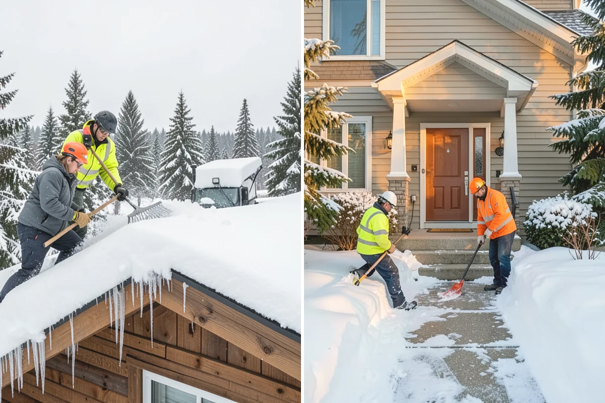Porch Steps Clearing in Steilacoom, Pierce County, WA - Clear the porch landing to establish safe footing