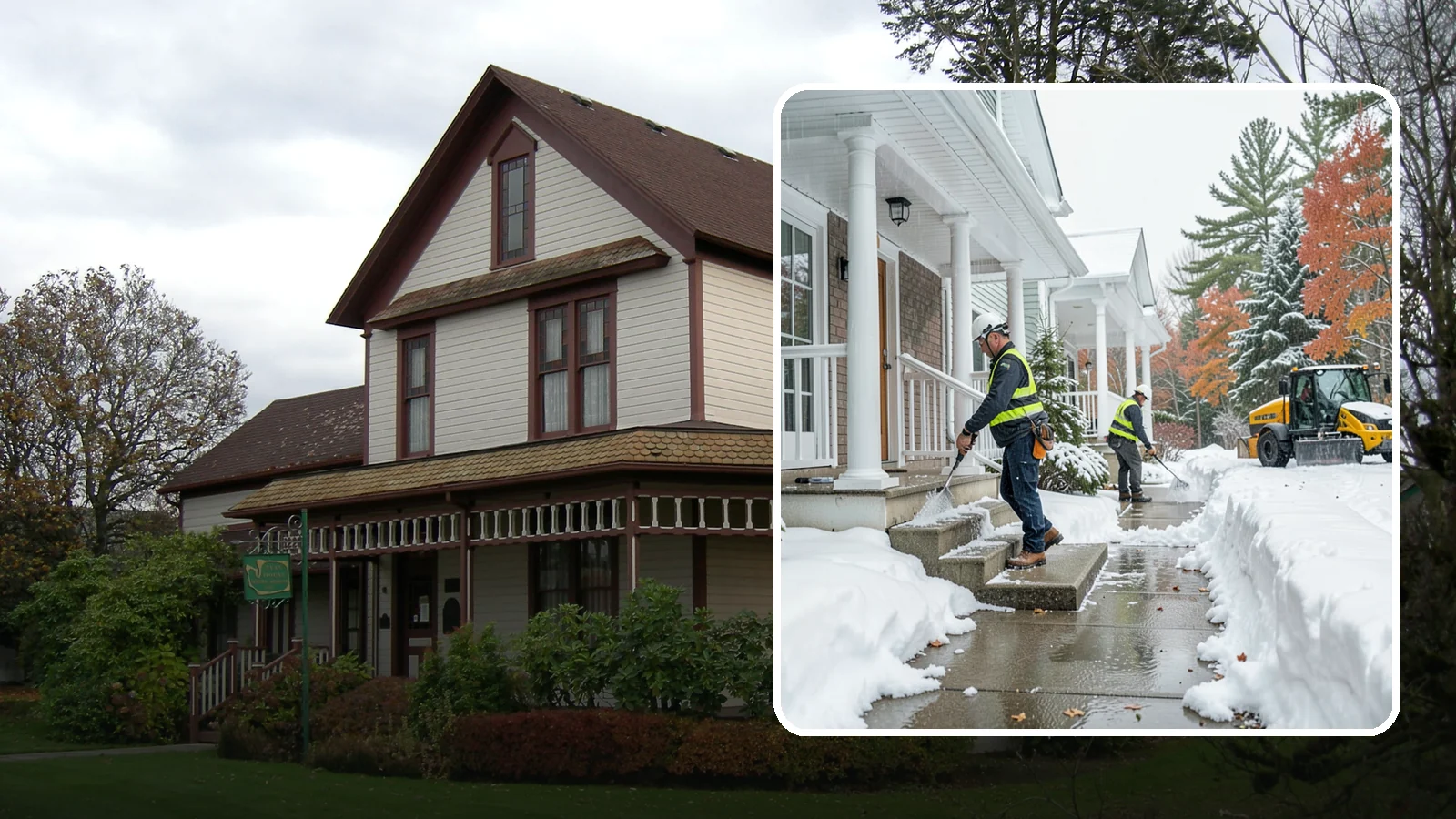 Porch Steps Clearing in Sumner, Pierce County, WA - We clear porch steps and the landing above them so your covered entrance stays safe to use.