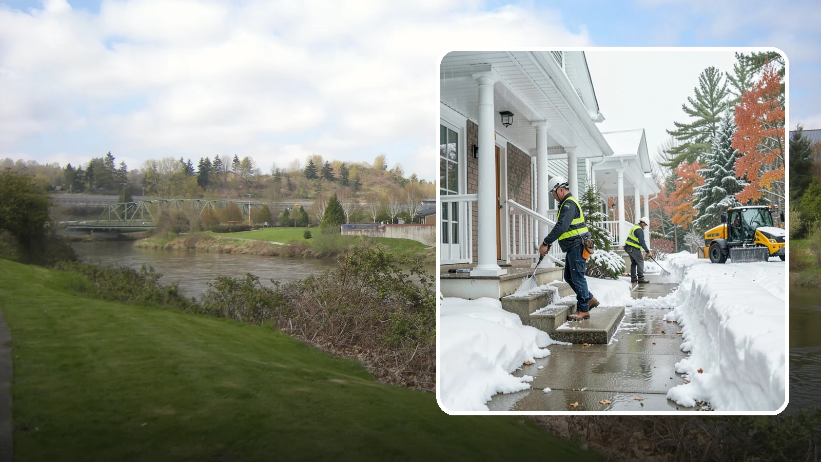 Porch Steps Clearing in Tukwila, King County, WA - We clear porch steps and the landing above them so your covered entrance stays safe to use.