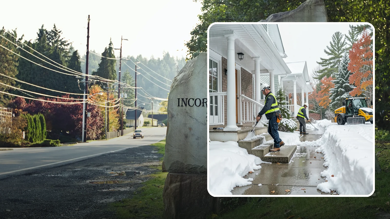Porch Steps Clearing in Wilkeson, Pierce County, WA - We clear porch steps and the landing above them so your covered entrance stays safe to use.