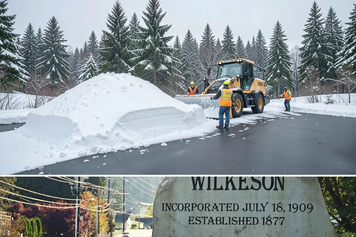 Porch Steps Clearing in Wilkeson, Pierce County, WA - Porch steps need regular clearing all winter, with extra attention during thaws when roof drip refreezes at the base of the...