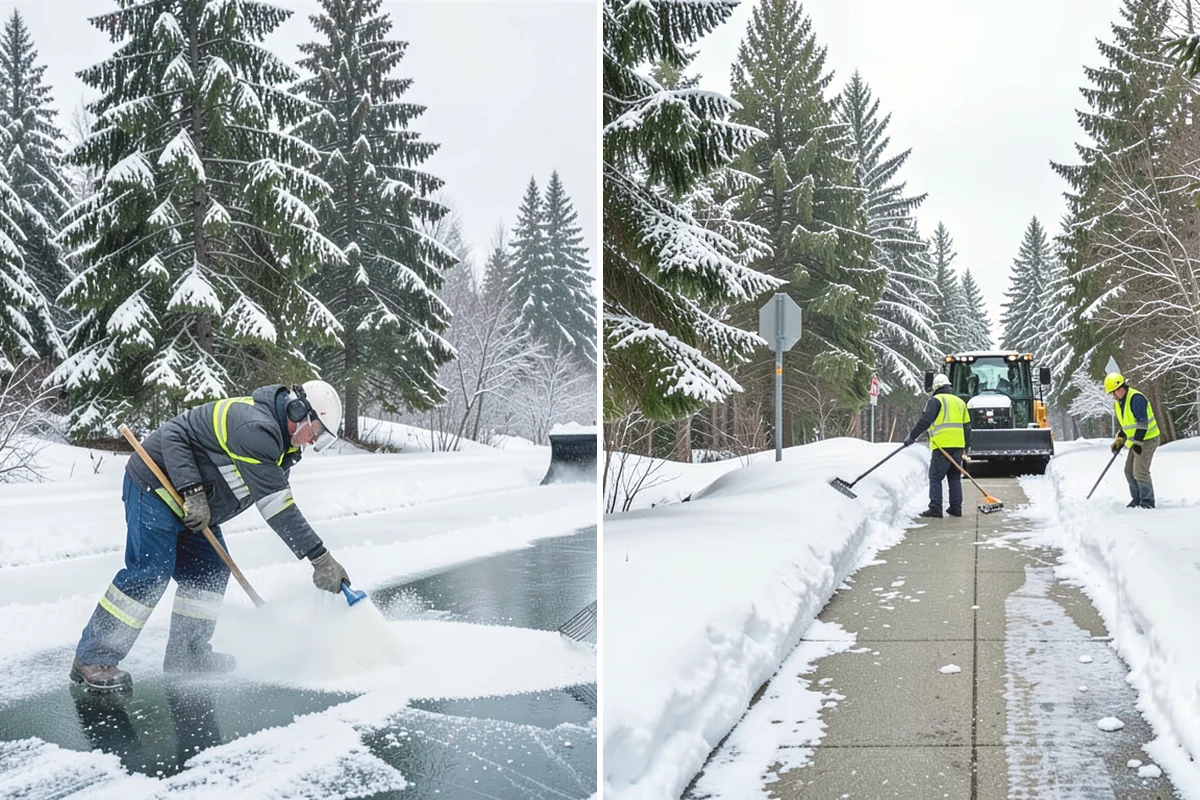 Post-Storm Cleanup in Anacortes, Skagit County, WA - We return once the storm's accumulation has stopped