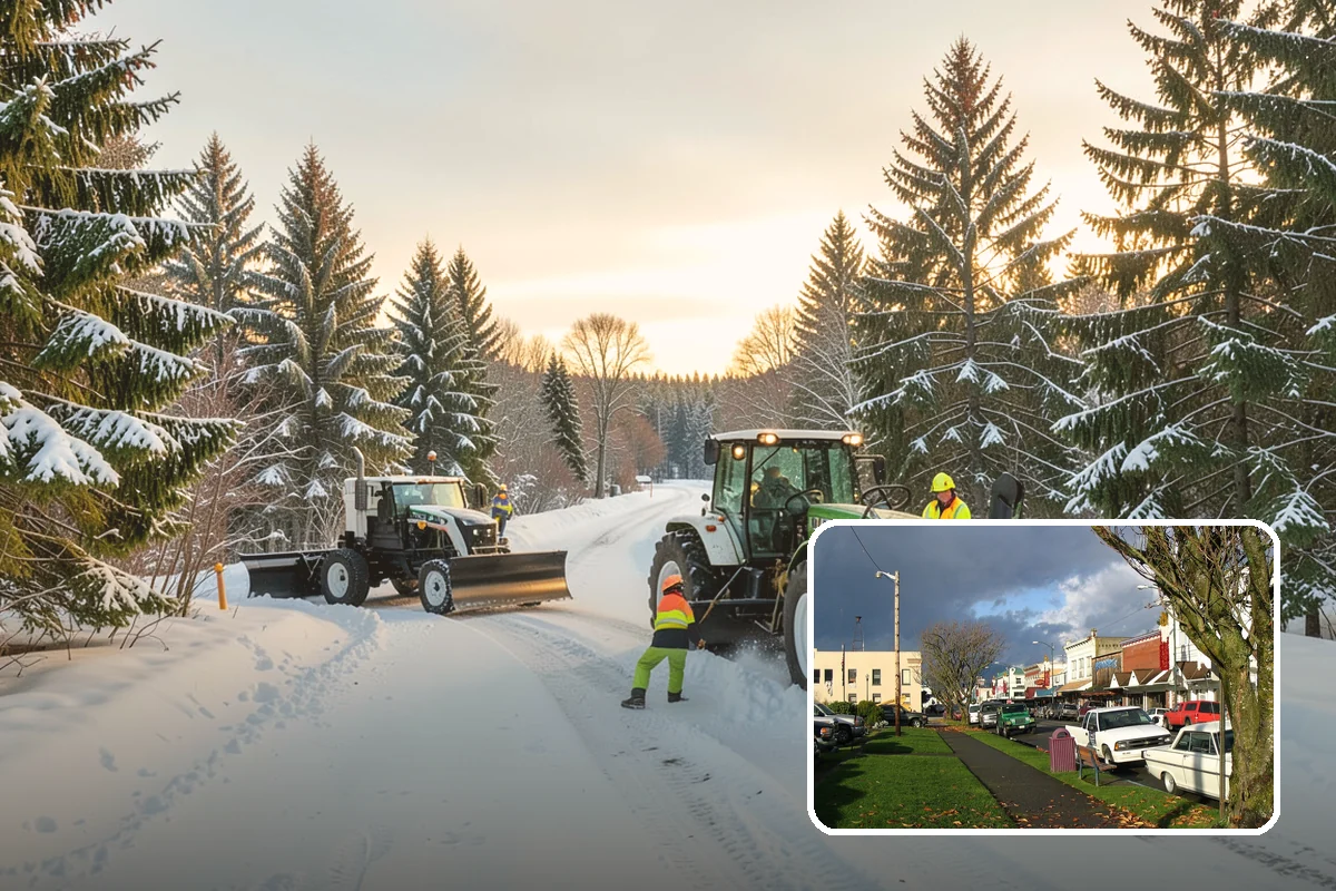 Post-Storm Cleanup in Arlington, Snohomish County, WA - Removes packed ridges and leftover windrows
